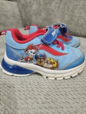 Paw Patrol Light Up Toddler Shoes, Size 8